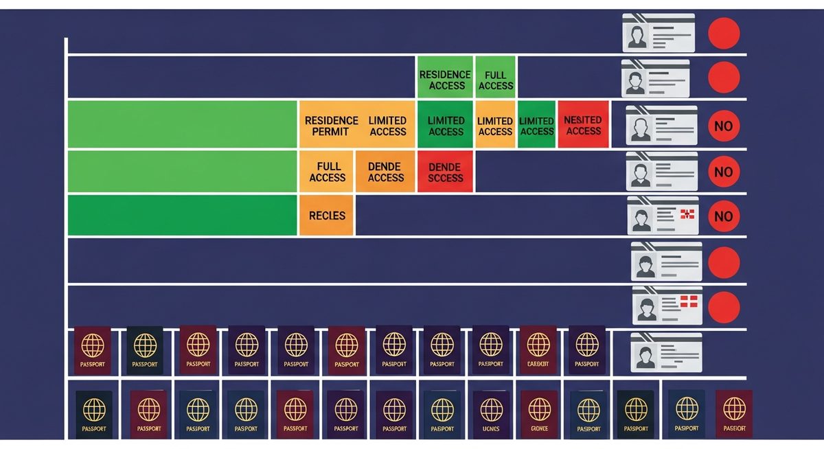 Passport Residence Permit Travel Power Matrix